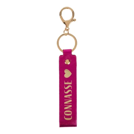 PORTE-CLÉS À SANGLE - FUCHSIA