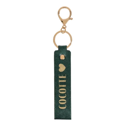 PORTE-CLÉS À SANGLE IRISÉE - VERT