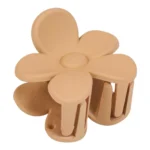 PINCE À CHEVEUX FLEUR - BEIGE