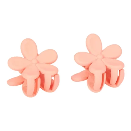 LOT DE 2 PINCES À CHEVEUX FLEUR - ROSE