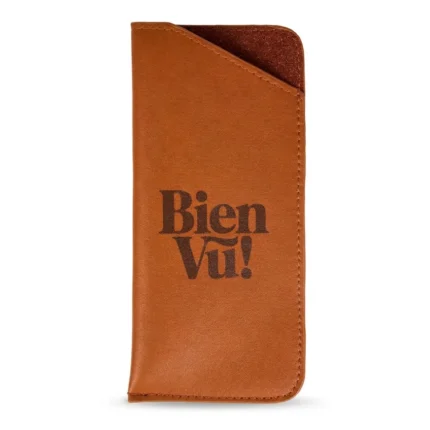 ÉTUI À LUNETTES - MARRON