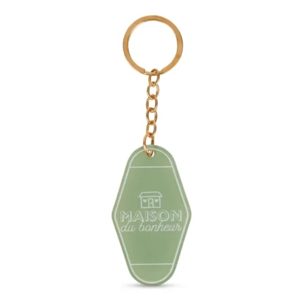PORTE-CLÉS MESSAGE BONHEUR