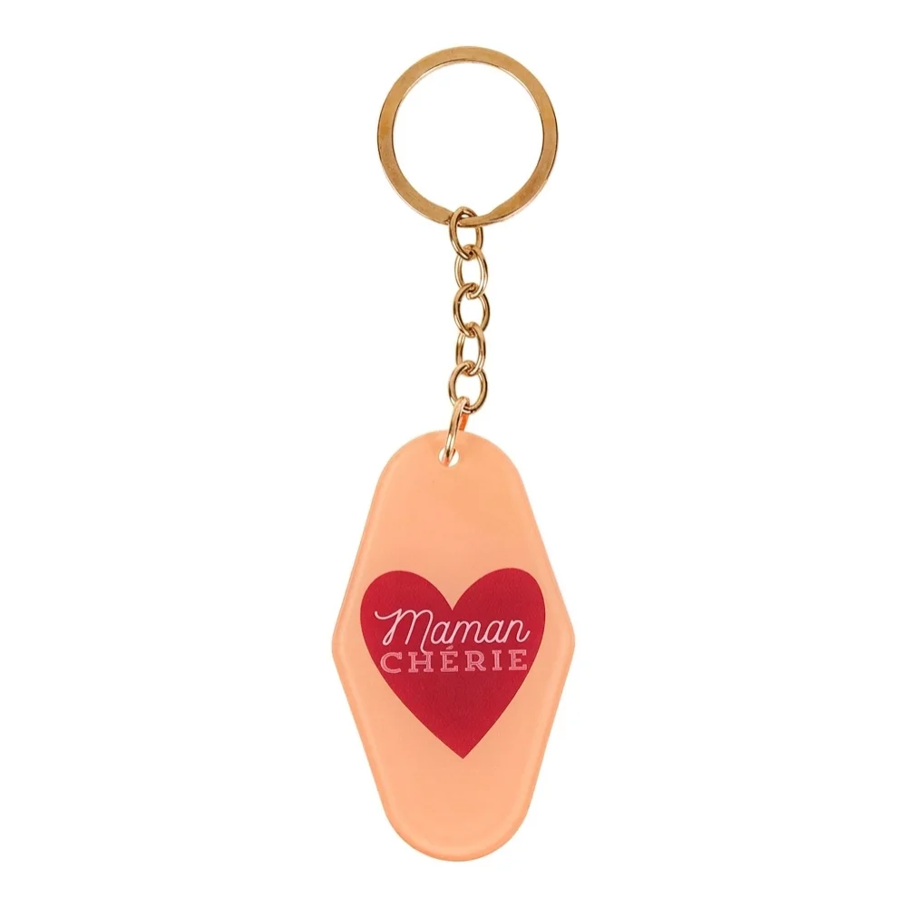 AI Generated Product Image PORTE-CLÉS MESSAGE MAMAN CHÉRIE – Image 1