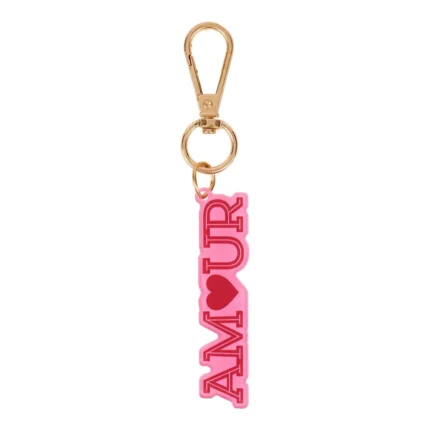 PORTE-CLÉS MESSAGE AMOUR - ROSE