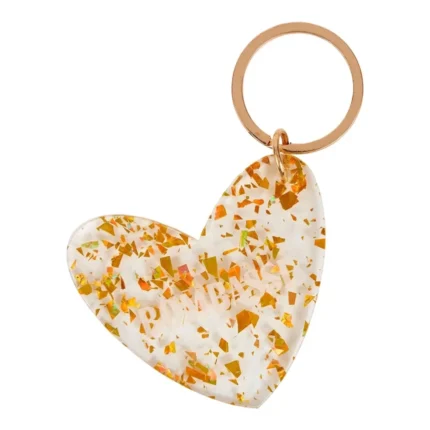 PORTE-CLÉS COEUR MESSAGE BOMBASSE