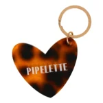 PORTE-CLÉS COEUR MESSAGE PIPELETTE