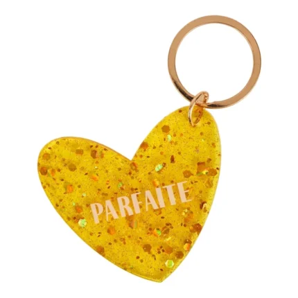 PORTE-CLÉS COEUR MESSAGE PARFAIT