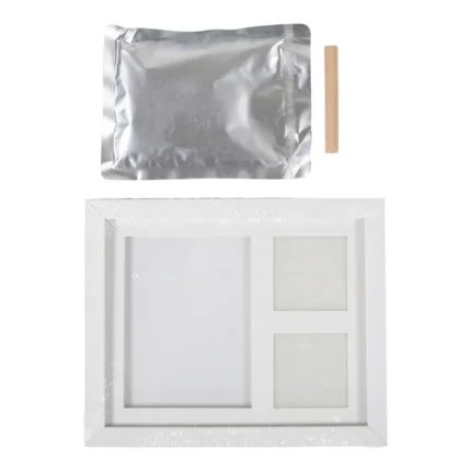 COFFRET EMPREINTE BÉBÉ EN MDF AVEC TALC