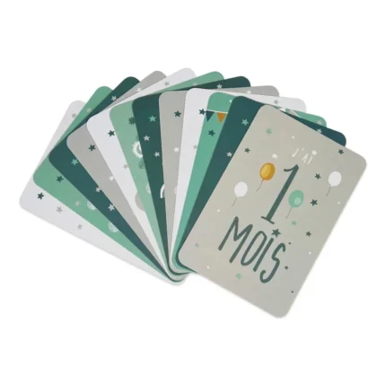 CARTES ÉTAPES DU MOIS BÉBÉ