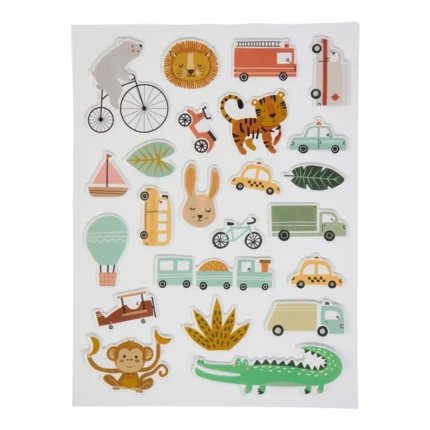 STICKERS MURAUX ANIMAUX ET VOITURES