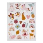 STICKERS MURAUX FRUITS ET ANIMAUX
