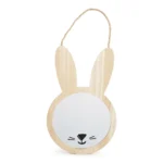 MIROIR BOIS FORME LAPIN - NATUREL