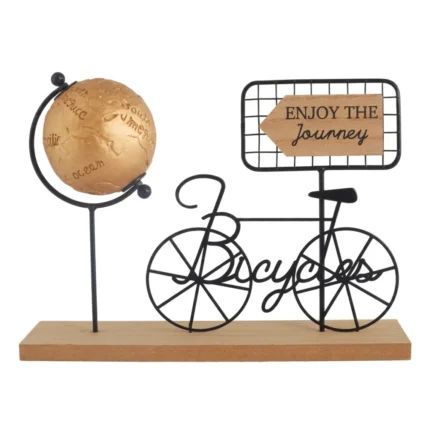 OBJET DÉCORATIF VÉLO DANS GLOBE