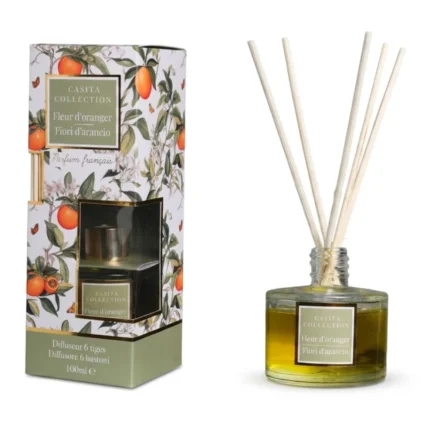 DIFFUSEUR DE PARFUM FLEUR 100 ML, 6 TIGES