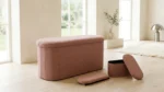 POUF PLIABLE OVALE 82X40X38 CM