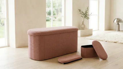 POUF PLIABLE OVALE 82X40X38 CM