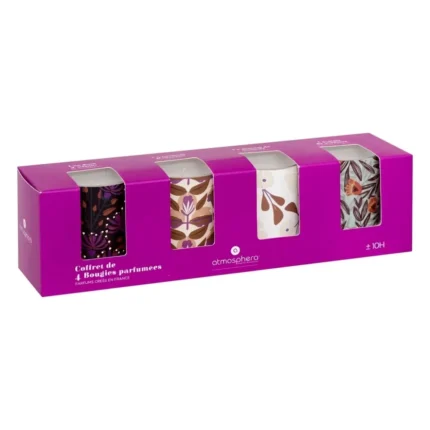 COFFRET DE 4 BOUGIES 45 G