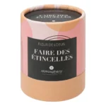 BOUGIE PARFUMÉE FLEUR DE LOTUS EN VERRE 200 G