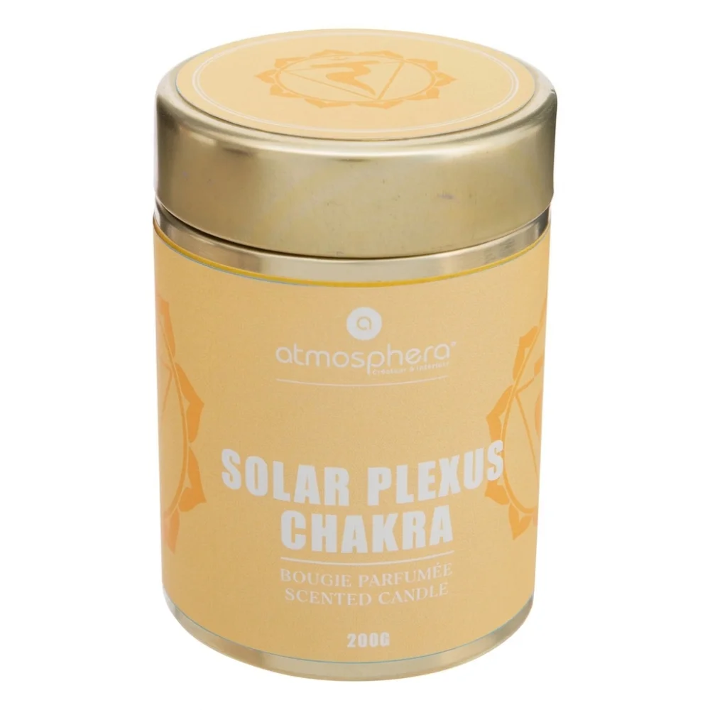 AI Generated Product Image BOUGIE PARFUMÉE CHAKRA 200 G - JAUNE – Image 1