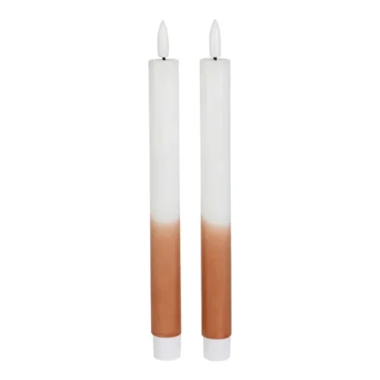 LOT DE 2 BOUGIES CHANDELLES