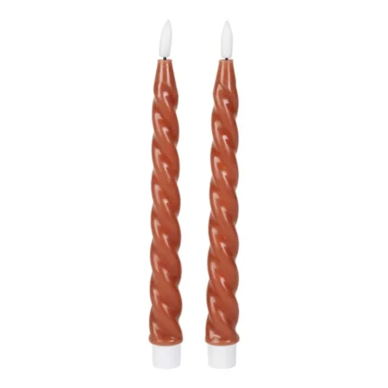 LOT DE 2 BOUGIES CHANDELLES
