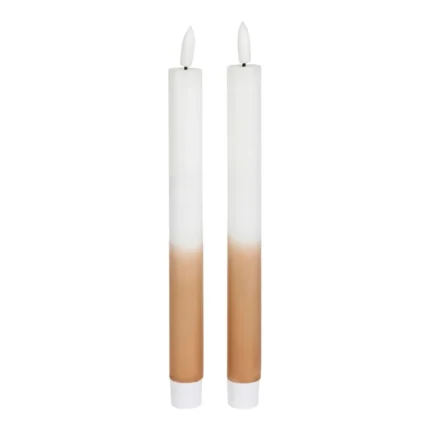 LOT DE 2 BOUGIES CHANDELLES