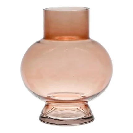 VASE 22 CM DE DIAMÈTRE - BRUN