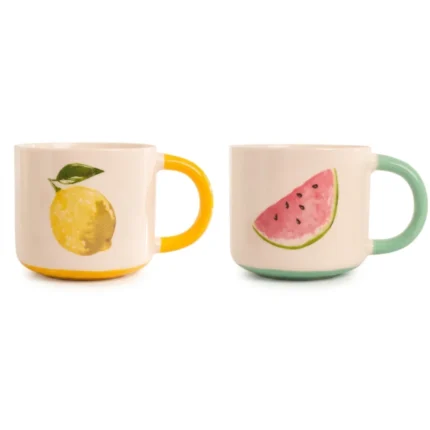 MUG 34 CL MOTIF FRUITS