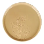 ASSIETTE PLATE 26,5 CM EN GRÈS - MOTIF FLORAL