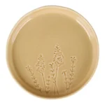 ASSIETTE DESSERT 20,2 CM EN GRÈS - MOTIF FLORAL