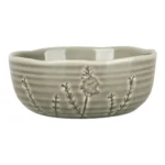BOL 14,5 CM EN GRÈS - MOTIF FLORAL