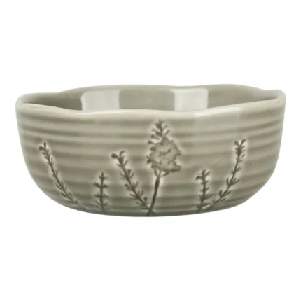 BOL 14,5 CM EN GRÈS - MOTIF FLORAL