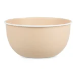 SALADIER 19,5 CM EN MÉTAL - BEIGE