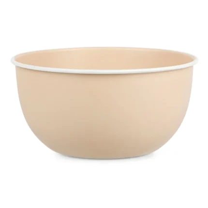SALADIER 19,5 CM EN MÉTAL - BEIGE