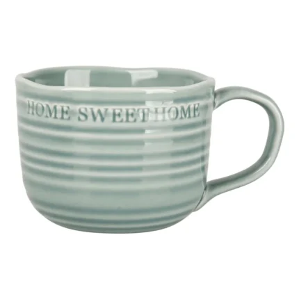 MUG 40 CL EN GRÈS - MOTIF FLORAL