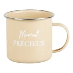 MUG 65 CL EN MÉTAL - BEIGE