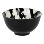 BOL MOTIF FLEUR 60 CL - NOIR