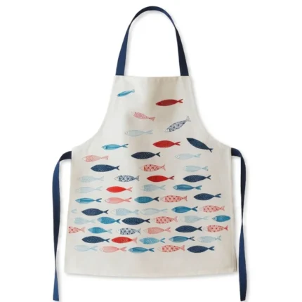 TABLIER DE BISTROT 68X80 CM MOTIF MER