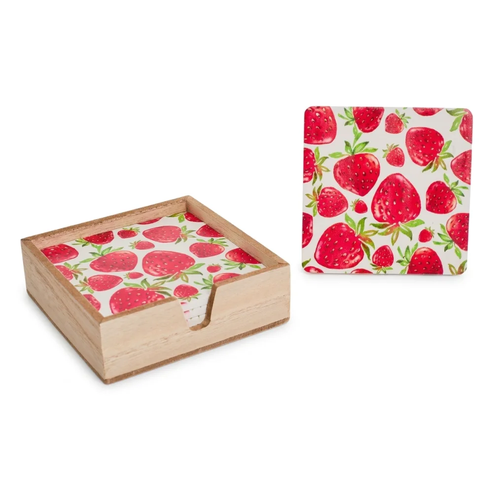 AI Generated Product Image LOT DE 6 SOUS-VERRES – Image 1