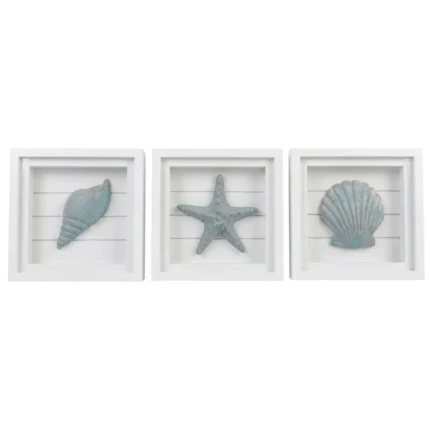 CADRE PHOTO CARRÉ MOTIF MER