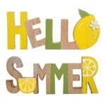 MOT DÉCORATIF À POSER SUMMER OU HELLO