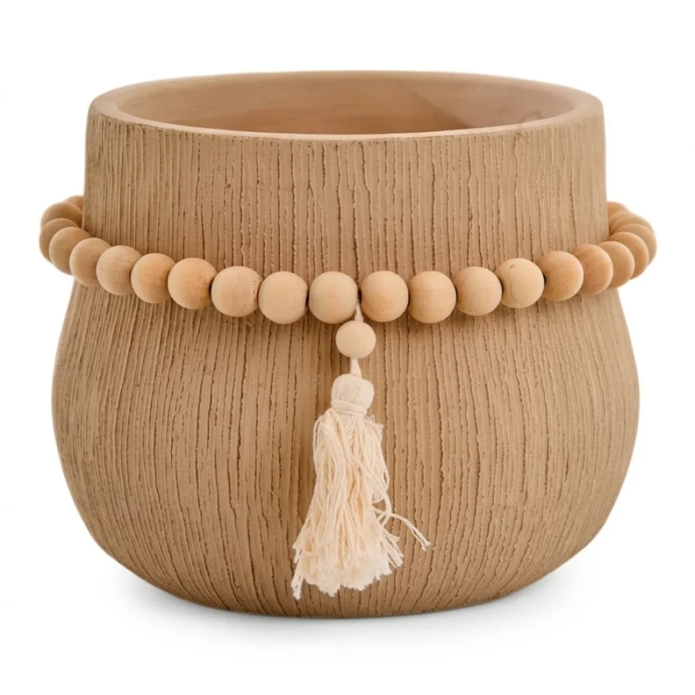 AI Generated Product Image POT DE FLEUR 16,5 CM - BEIGE – Image 1