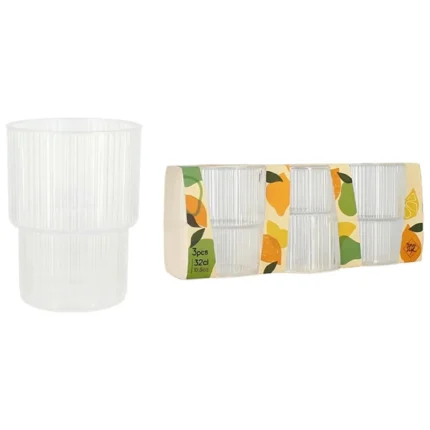 LOT DE 3 GOBELETS 32 CL EN PLASTIQUE