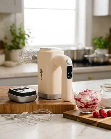 BATTEUR À MAIN SANS FIL RECHARGEABLE - CRÈME