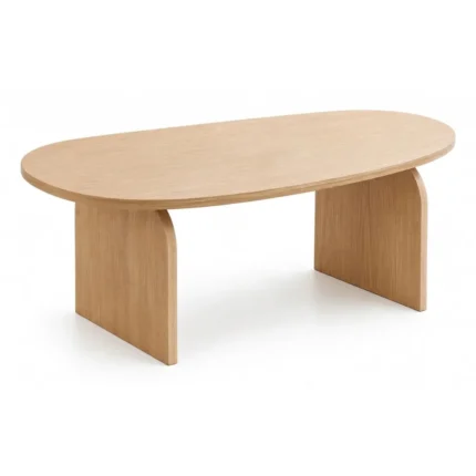 TABLE BASSE EN MDF - CHÊNE CLAIR