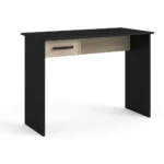 BUREAU 1 TIROIR - NOIR ET CHENE