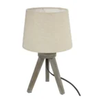 LAMPE BOIS - IVOIRE