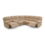 CANAPE D'ANGLE 2 RELAX + CONSOLE BAR -  BEIGE