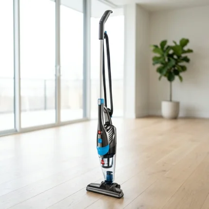 ASPIRATEUR BALAI FILAIRE 2-EN-1 600 W 0,35 L 18,5 KPA - BLEU - LINARIE