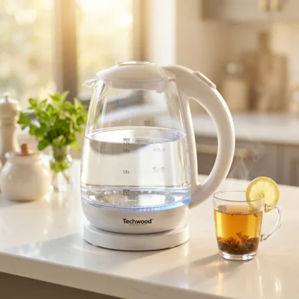 BOUILLOIRE EN VERRE SANS FIL 1,7 L 2200 W - TECHWOOD